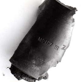 Bomb fragment, Haddington raid.jpg